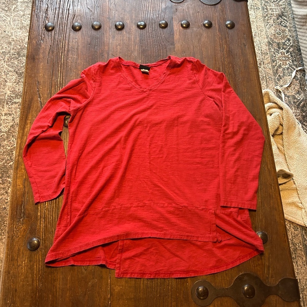 Nomadic Traders Red Long Sleeve Top